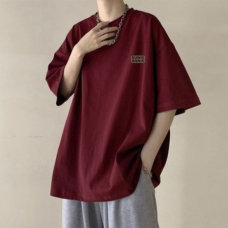 Men's Short-Sleeved T-Shirt Large Size Casual Tops
